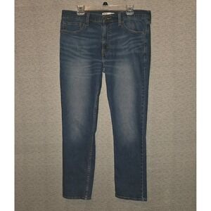 Levi's Signature Slim Fit Jeans High Rise Womens Size 36x30 Blue Denim *37x28.75